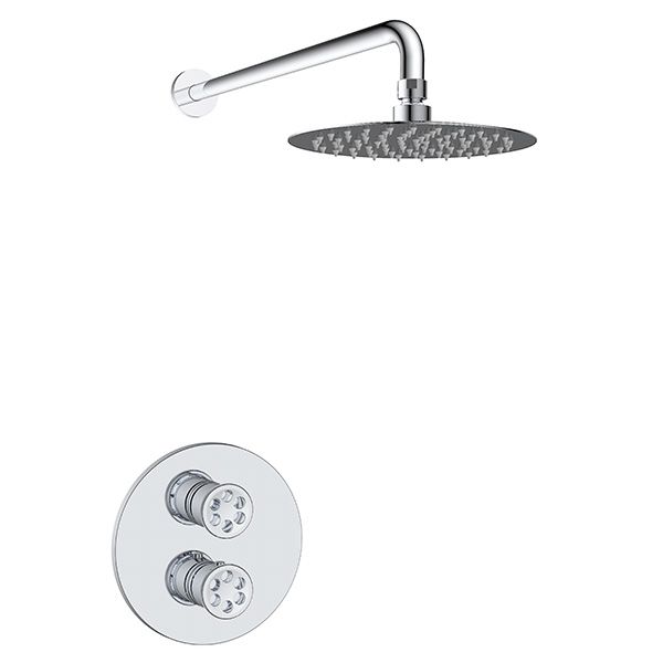 1 function thermostatic shower system