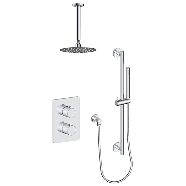 2 function thermostatic shower system (with or. without shared function)