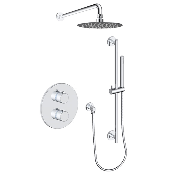 2 function thermostatic shower system (with or. without shared function)