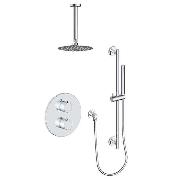 2 function thermostatic shower system (with or. without shared function)