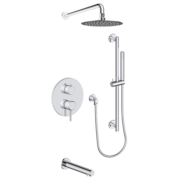 3 function pressure balanced shower system (with or. without shared function)