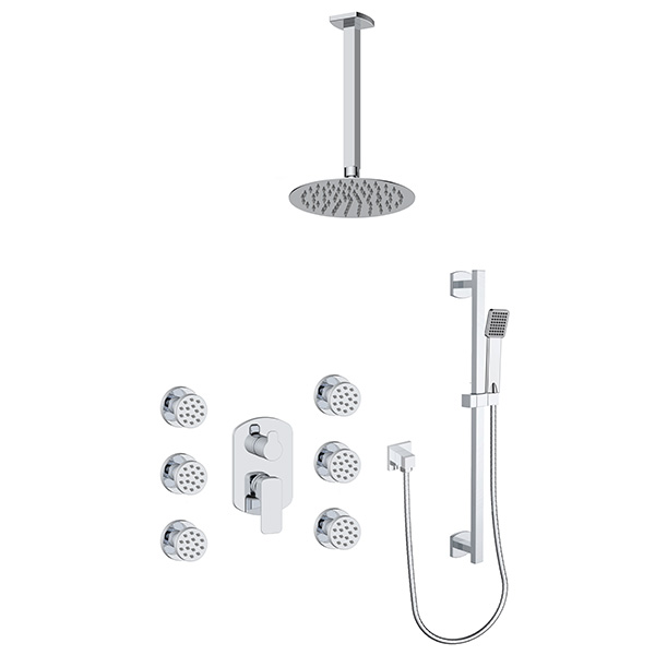 3 function pressure balanced shower system (with or. without shared function)