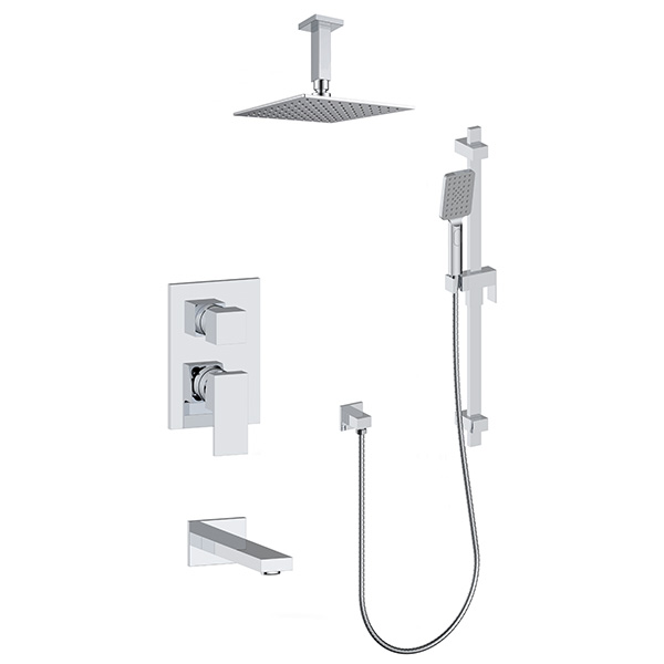 3 function pressure balanced shower system (with or. without shared function)