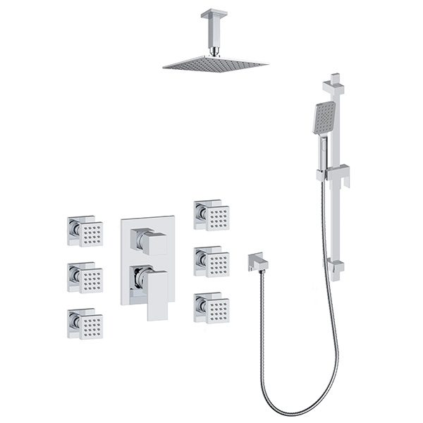 3 function pressure balanced shower system (with or. without shared function)