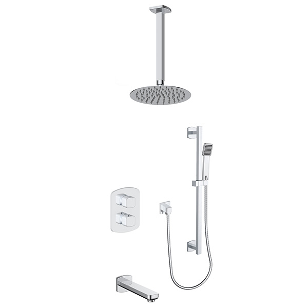 3 function thermostatic shower system (with or. without shared function)