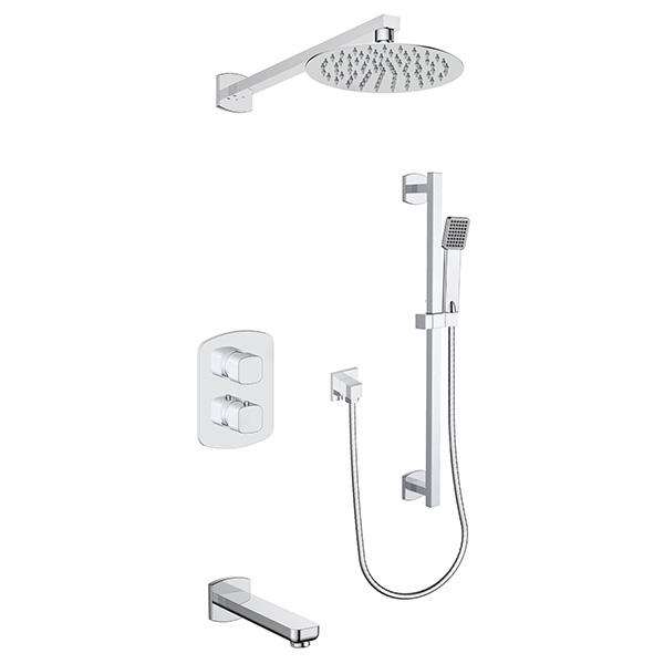 3 function thermostatic shower system (with or. without shared function)