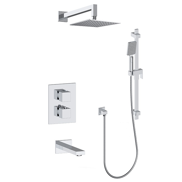 3 function thermostatic shower system (with or. without shared function)