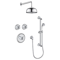 2 function thermostatic shower system