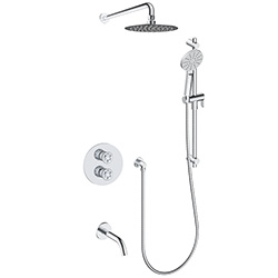 3 function pressure balanced shower system (with or. without shared function)