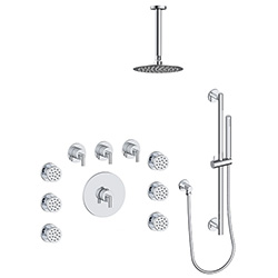 3 function thermostatic shower system