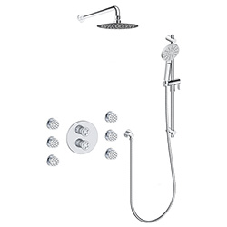 3 function thermostatic shower system (with or. without shared function)