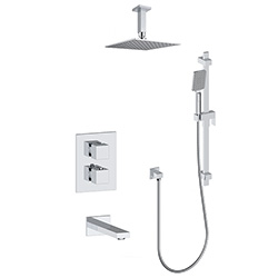 3 function thermostatic shower system (with or. without shared function)